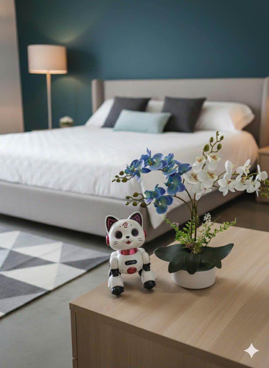 MS008 - Tiểu hồ điệp trắng xanh