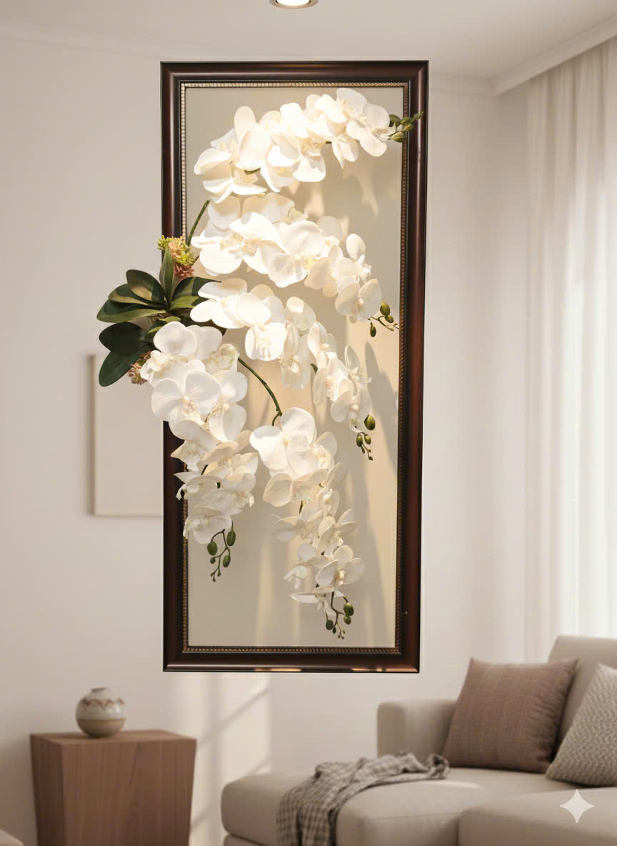 Khung tranh Lan hồ điệp